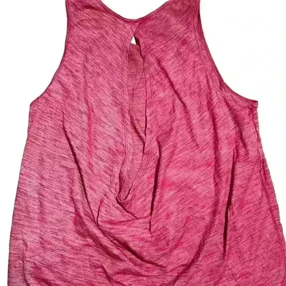 Lululemon Low Key Tank Heathered Ruby Red Size 6 Active Athletic Lightweight - Picture 7 of 10